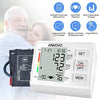 ANKOVO Blood Pressure Monitor Upper Arm Automatic Digital Blood Pressure Machine with Adjustable Cuff and Large Screen Blood Pressure Kit for Home Use
